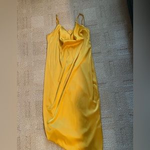 Midi satin dress